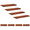 vidaXL Treppenstufen 8 stk. 100 x 25 x 2 cm Braun Massivholz Buche