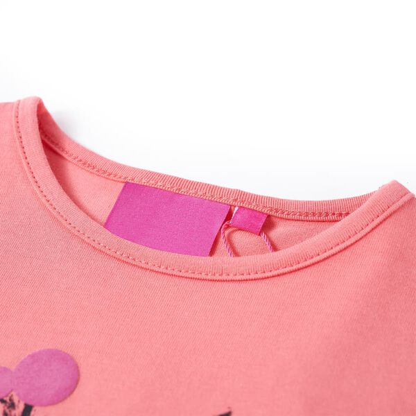 Kinder-Langarmshirt Rosa 116