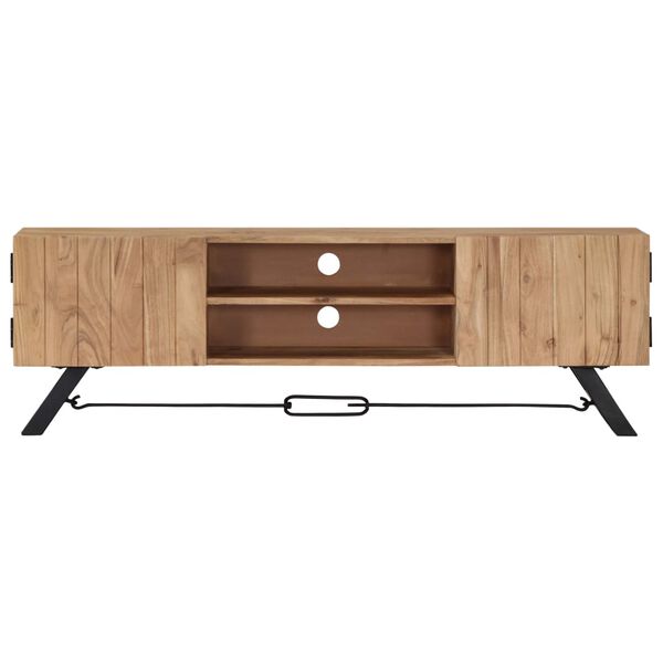 vidaXL TV-Schrank 140x30x45 cm Massivholz Akazie