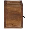 vidaXL Bleistiftetui Mehrfarbig 18 x 10 x 12 cm Massives Mahagoni Holz