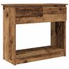 vidaXL Konsolentisch mit Schubladen Altholz-Optik 85,5x38,5x74,5 cm