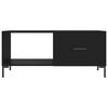 vidaXL Couchtisch Schwarz 90x50x40 cm Holzwerkstoff
