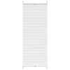 vidaXL Verdunklungsplissee 40&times;100 cm Wei&szlig;