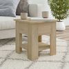 vidaXL Couchtisch Sonoma-Eiche 40x40x42 cm Holzwerkstoff