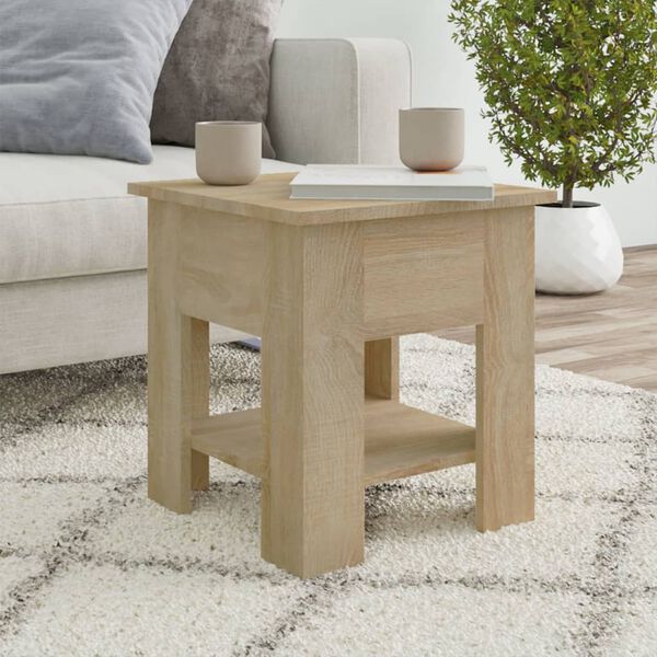 vidaXL Couchtisch Sonoma-Eiche 40x40x42 cm Holzwerkstoff