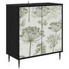 vidaXL Sideboard GOTHA Schwarz Eichen-Optik 69 x 33 x 76 cm