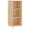 vidaXL Highboard Sonoma-Eiche 34,5x34x180 cm Holzwerkstoff