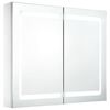 vidaXL LED-Spiegelschrank 80x12,2x68 cm