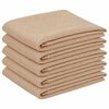 vidaXL Tischdecke 5 stk. Oval Beige 160 x 220 cm