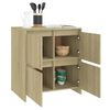vidaXL Sideboards 2 Stk. Sonoma-Eiche 70x41x75 cm Holzwerkstoff