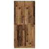 vidaXL Kleiderschrank Altholz-Optik 80x52x180 cm Holzwerkstoff