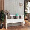 vidaXL Sideboard Hochglanz-Weiß 105x30x70 cm Holzwerkstoff
