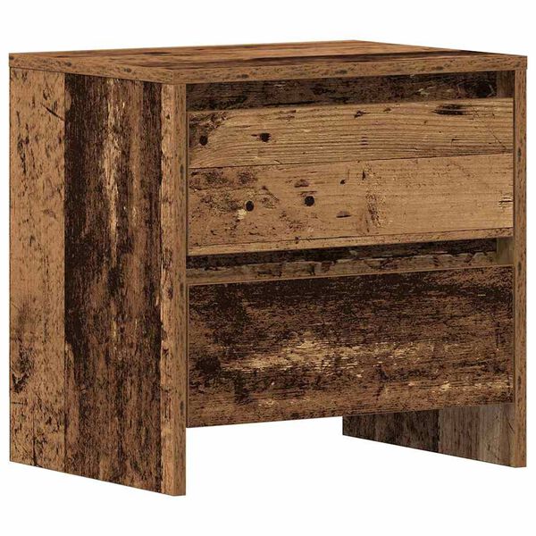 vidaXL Nachttisch Altholz 45 x 34 x 44,5 cm Holzwerkstoff