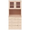 vidaXL Highboard ALTA 77x35x165 cm Massivholz Kiefer