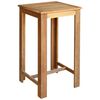 vidaXL Bartisch Massivholz Akazie 60x60x105 cm