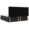 vidaXL Bett mit Stauraum und LED Schwarz 200 x 200 cm Samt