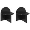 vidaXL Nachttisch 2 pcs Schwarze Eiche 40 x 35,5 x 45,5 cm