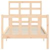 vidaXL Massivholzbett ohne Matratze 90x190 cm Kiefer