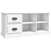 vidaXL TV-Schrank Weiß 102x35,5x47,5 cm Holzwerkstoff