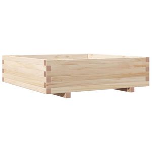 vidaXL Pflanzk&uuml;bel 90x90x26,5 cm Massivholz Kiefer