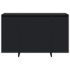 vidaXL Sideboard Schwarz 120 x 41 x 75 cm Holzwerkstoff