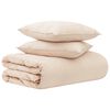 vidaXL Bettw&auml;sche-Set 2 stk. 200 x 200 cm 250 g/m&sup2; Natur-Kapok Beige