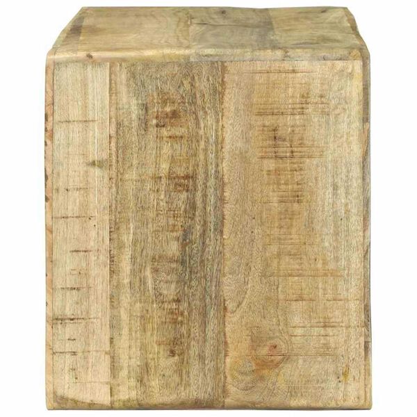 vidaXL TV-Schr&auml;nk mit Regal Braun 80 x 32 x 36 cm Massivholz Mango