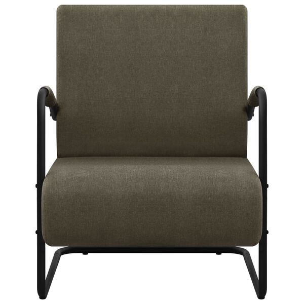 vidaXL Sessel Dunkelgrau Stoff