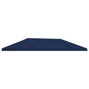 vidaXL Pavillon-Blendenbezug 6 x 3 m Blau Polyester 190