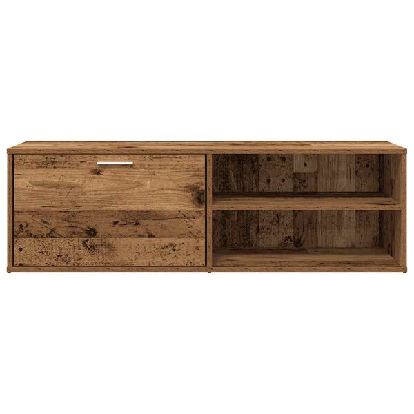 vidaXL TV-Schrank Altholz-Optik 120x34x37 cm Holzwerkstoff