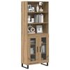 vidaXL Highboard Artisan-Eiche 69,5 x 34 x 180 cm Holzwerkstoff