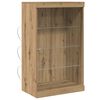 vidaXL LED-Sideboard Artisan-Eiche 60,5 x 37 x 100 cm Holzwerkstoff
