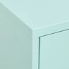 vidaXL Lagerschrank Minzgrün 80x35x101,5 cm Stahl