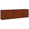 vidaXL Hochbeet 280x40x80 cm Cortenstahl