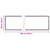 vidaXL Transparente Plane mit &Ouml;sen 1x5 m PVC
