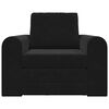 vidaXL Schlafsofa Schwarz 98 x 71 x 83 cm Samt