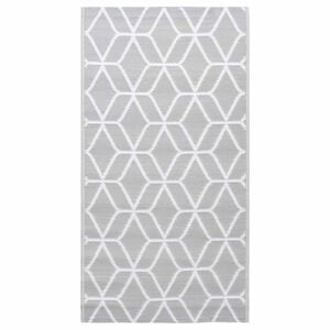 vidaXL Outdoor-Teppich ARAKIL Grau 120x180 cm PP