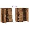 vidaXL Sideboard 2 pcs Altholz 60 x 31 x 84 cm Holzwerkstoff