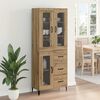 vidaXL Highboard Artisan-Eiche 69,5 x 34 x 180 cm Holzwerkstoff