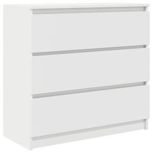 vidaXL Sideboard Wei&szlig; 80x35x76 cm Holzwerkstoff