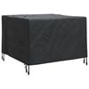 vidaXL M&ouml;belbezug 99 x 99 x 60 cm 600D Oxford Stoff Rechteckig Schwarz