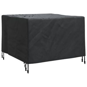 vidaXL M&ouml;belbezug 99 x 99 x 60 cm 600D Oxford Stoff Rechteckig Schwarz