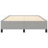 vidaXL Bettgestell ohne Matratze Hellgrau 140x200 cm Stoff