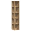 vidaXL Eckregal Artisan-Eiche 33x33x165 cm Holzwerkstoff