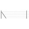 vidaXL Euro-Zaun mit Betonsockel 10 x 0,4 m PVC-beschichteter Stahl