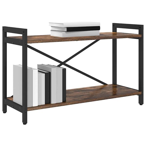 vidaXL B&uuml;cherregal Ger&auml;ucherte Eiche 40 x 30 x 85 cm Holzwerkstoff