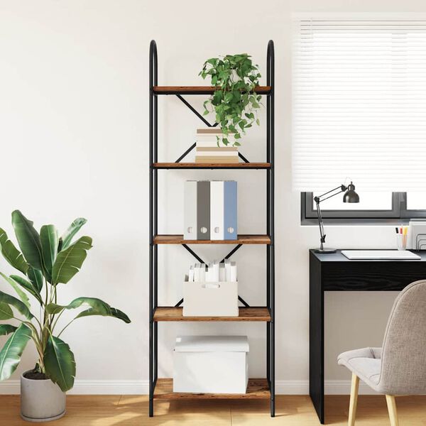 vidaXL B&uuml;cherregal Altholz 60 x 30 x 183 cm Holzwerkstoff