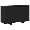 vidaXL Sideboard Schwarz 120 x 41 x 75 cm Holzwerkstoff