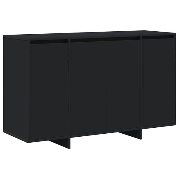 vidaXL Sideboard Schwarz 120 x 41 x 75 cm Holzwerkstoff