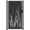 vidaXL Gartentor 110 x 205 cm Pulverbeschichteter Stahl Abschlie&szlig;bar